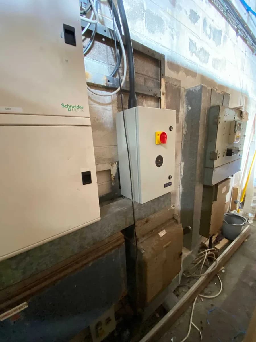 Electrical distribution equipment in commercial premises